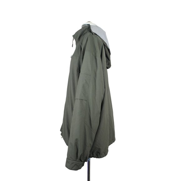 Rebar men's stash hood lightweight full zip front‎ mock neck jacket L - Picture 2 of 14